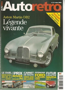 AUTO RETRO 274 ASTON MARTIN DB2 MERCEDES 300 SEL 6.3 THUNDERBIRD 1955 MAZDA MX-5 - Bild 1 von 2