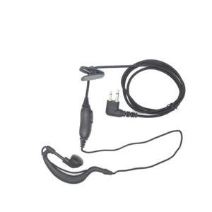 G-shape M Plug Walkie Talkie Headset Earpiece w/Mic PTT For Motorola Radio New - Zdjęcie 1 z 9