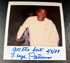 Floyd Patterson Signed Polaroid Photo Photograph Auto Autograph 1/1 JSA Boxing