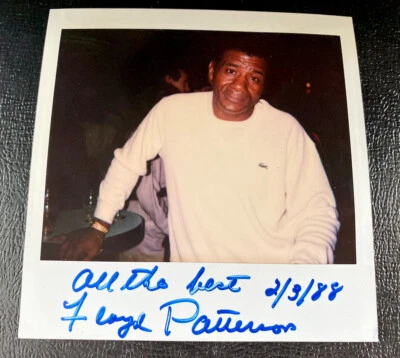Floyd Patterson Signed Polaroid Photo Photograph Auto Autograph 1/1 JSA Boxing - Image 1 of 4