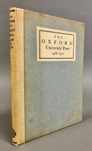[Books About Books]  Some Account of the Oxford University Press 1468–1921  1922 - Imagen 1 de 8