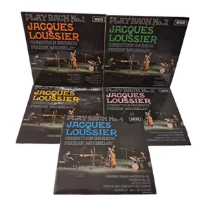 Jacques Loussier Play Bach No. 1 - No.5 Bundle Joblot 5 x Vinyl LP Decca - Bild 1 von 11
