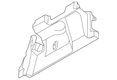 Panel de embellecedor trasero izquierdo original Ford Focus 2012-2018 CV6Z-5431149-AA Foto 1 de 4