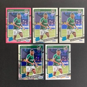 Luis Guilherme 2023-24 Donruss Rated Rookie 196 Optic Pink Velocity /99 Cubic RC - Picture 1 of 9