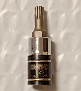 MATCO TOOLS "SILVER EAGLE"  SEBT25, 1/4" SOCKET DRIVEN, T25 TORX BIT. - Bild 1 von 10