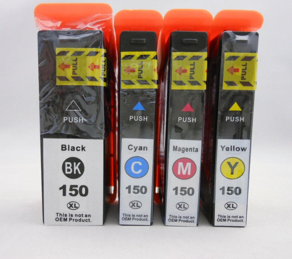 150XL Inkjet Cartridge for Lexmark 150 XL Pro 915 Pro 715 S515 Pro S415 S315 4PK - Image 1 of 3