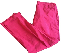 Ladies Red Unbranded Leggings Size 12/14 Elasticated Waist 30-32” 27”L NWOT 5819 - Picture 1 of 4