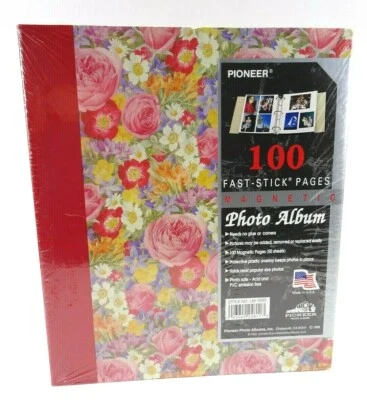 复古先锋红色相册 LM-100D 100 快粘页 工厂密封 1998 — 第 1/4 张图片