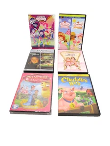 Girls DVD Lot Royal Adventure MLP Strawberry Shortcake Charlotte's Web X 6 - Picture 1 of 14