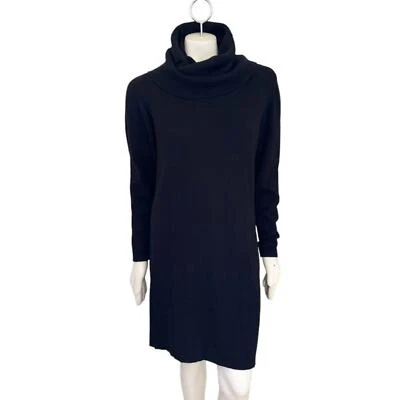 CATHERINE MALANDRINO Pure Cashmere Long Sleeve Cowl Neck Dress WOMEN'S LARGE - Image 1 of 4