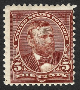 US Scott 270, 1895 Grant, 5c chocolate, H MINT - Picture 1 of 1