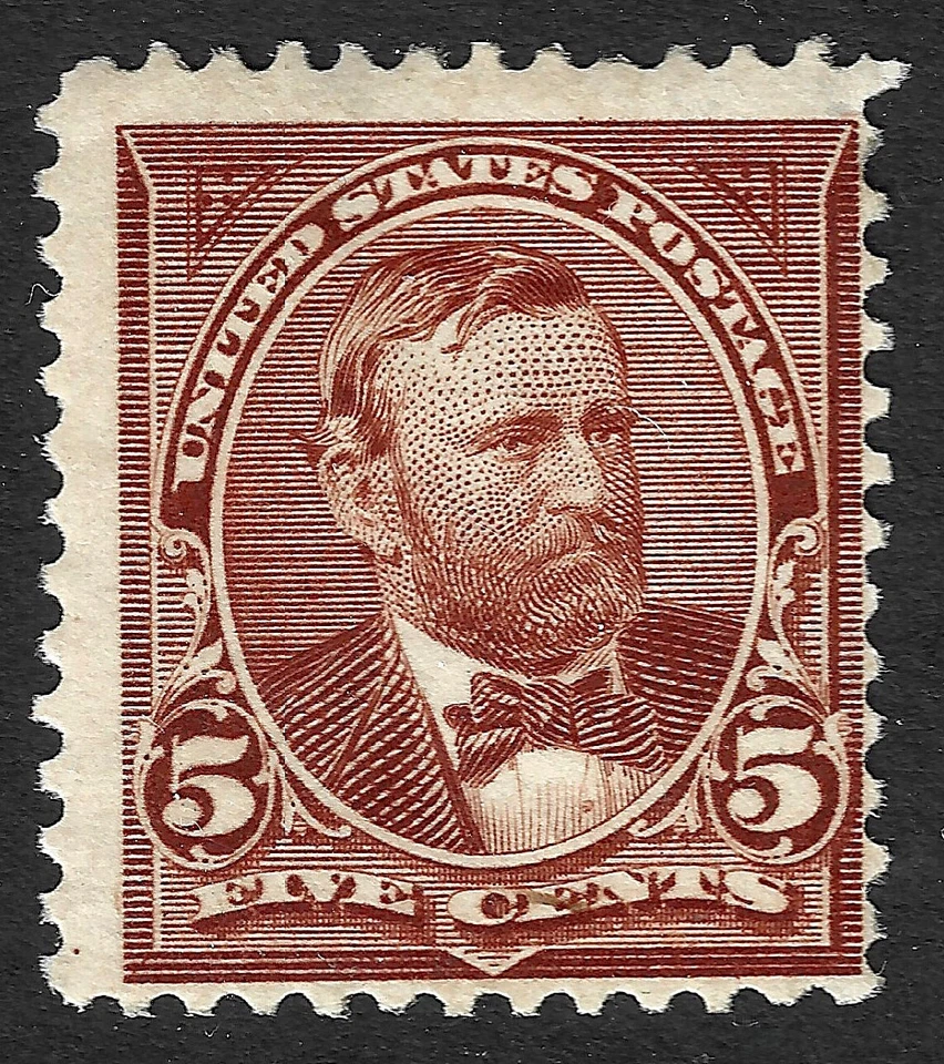US Scott 270, 1895 Grant, 5c chocolate, H MINT - Image 1 of 1