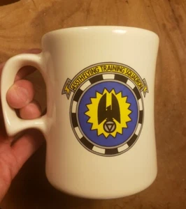 Vintage 455th FLYING TRAINING SQUADRON AIRBORNE Coffee Mug Perfect!! NAME COOKIE - Picture 1 of 3