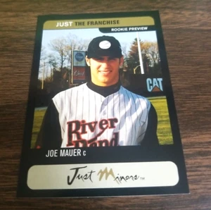 JOE MAUER 2002 JUST MINORS CARD PROTOTYPE #JT.BLACK TWINS (HIGH SCHOOL PROSPECT) - Picture 1 of 2