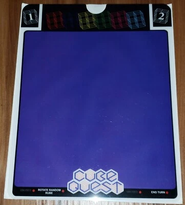 Vectrex Cube Quest Overlay New Reproduction OEM Quality - Image 1 of 2