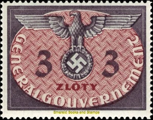 EBS Generalgouvernement 1940 Occupied Poland - Official - Dienst - Mi. 14 MNH** - Picture 1 of 1