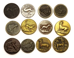 Lot 12 Boutons de vénerie, chasse. France, XIX-XX°s. 22-26 mm N°13 - Picture 1 of 2