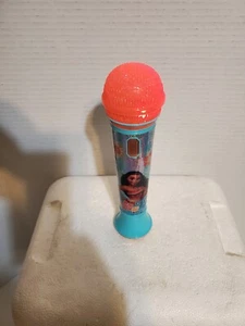 Disney Moana Sing Along Microphone Toy Lights Up Works Orange Blue - Picture 1 of 4