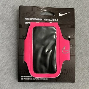 Étui support Nike Lightweight Arm Band 2.0 hyper rose convient à la plupart des téléphones - Photo 1 sur 4