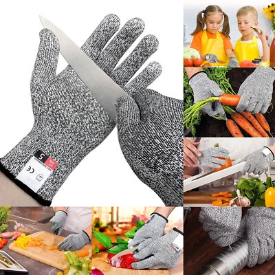 Schnittfeste Schnittschutz Handschuhe Für Metzger Küche Glas Arbeit SicherXXS-XL - Bild 1 von 4
