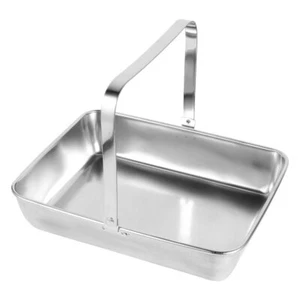 Stainless Steel Towel Tray Tissue Multifunctional Plate Napkin Dining - Picture 1 of 12