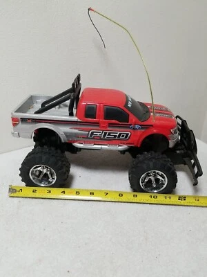 New Bright R/C Ford F-150 FX4 Off Road Red gray As Is for parts no controller.  - Image 1 of 4