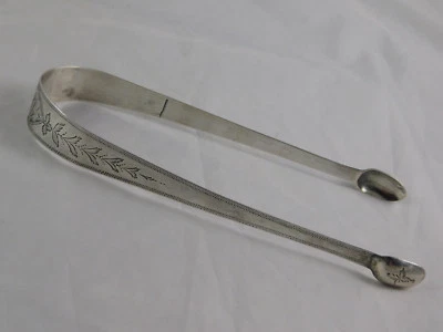 Редкая Филадельфийская Федеральная Монета Серебряные Щипцы для Сахара Джеймс Масгрейв Яркая Огранка 1800 - Изображение 1 из 4