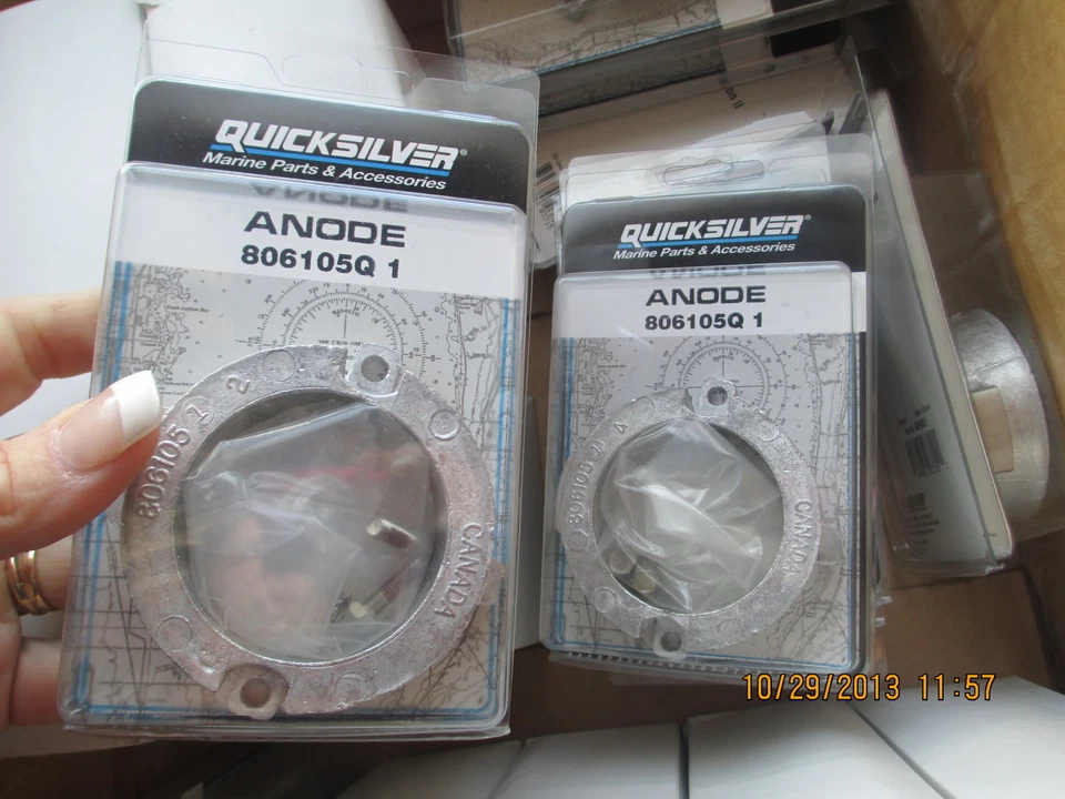 MERCRUISER OUTDRIVE NIP ANODE #806105Q1  ( for 4 ) - Image 1 of 1