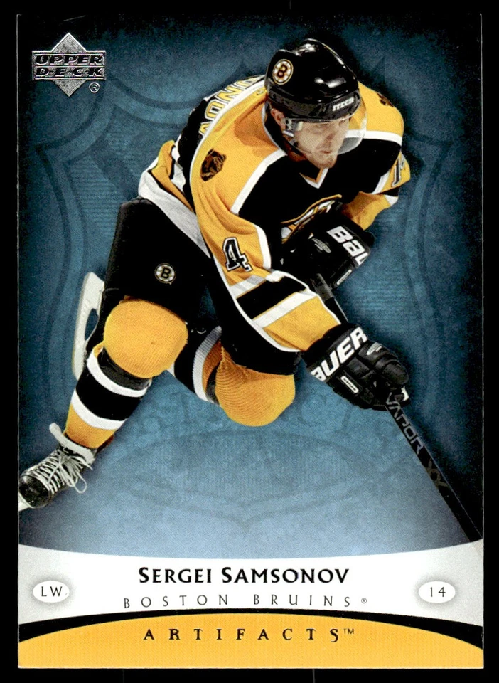 2005-06 Upper Deck Artifacts Sergei Samsonov Boston Bruins #10 - Image 1 of 2