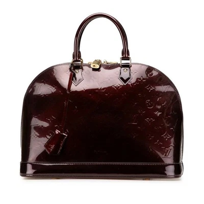 Louis Vuitton Vernis Alma GM M93595 Amarante charol púrpura rango AB Foto 1 de 4