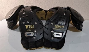Schutt Football Shoulder Pads Y Flex 2 24-26" Youth 2XSmall 10-11" Black Yellow - Picture 1 of 6