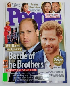 People Magazine Vol. 94 #16 - October 2020 Battle of the Brothers (Bag/Boarded) - Picture 1 of 14