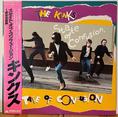 The Kinks State Of Confusion Japan Vinyl LP Obi Black Translucent 25RS197 - Image 1 of 4