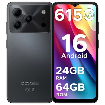 DOOGEE Note56 6,56 Zoll Smartphone 24GB+64GB Android 16 Handy Ohne Vertrag 2025 - Bild 1 von 4