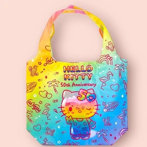 Sanrio Hello Kitty 50th Anniversary Las Vegas wiederverwendbare faltbare Einkaufstaschen - Bild 1 von 3