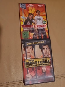 2x DVD HAROLD & KUMAR FLUCHT AUS GUANTANAMO HAROLD & KUMAR WIE NEU - Bild 1 von 2