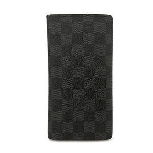EGA Louis Vuitton Damier Graphite Porte feiulle Brazza Long Wallet Purse/0BL0024 - Picture 1 of 8