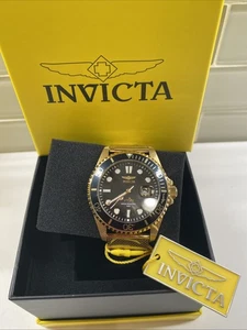 Invicta Pro Diver Herrenuhr Gold Meshband NEU - Bild 1 von 5