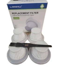 4 Pack Replacement Filters Compatible with Duck Vacuum Cleaner as Seen on TV, Wa - Picture 1 of 5