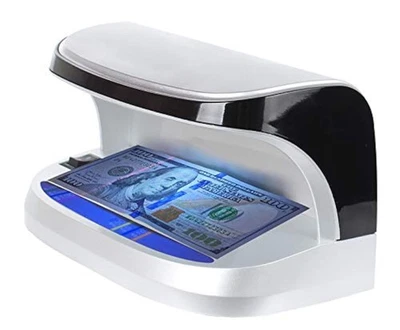 K410 Counterfeit Bill Detector with LED UV Light for Money, Credit Cards and IDs - Image 1 of 4