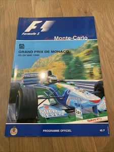 1995 Monaco Grand Prix Program - Picture 1 of 7