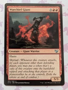 WARCHIEF GIANT Commander 2015 Magic the Gathering MTG - Picture 1 of 2