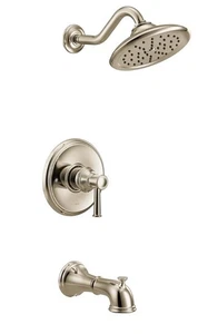 🆕 Moen UT3313EPNL Belfield Posi-Temp Badewanne Dusche Wasserhahn Verkleidung - Nickel poliert - Bild 1 von 2