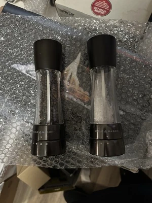 Cole & Mason Derwent Molinillo de Sal y Pimienta Gourmet Precisión Ajustable Set (LEER) Foto 1 de 4