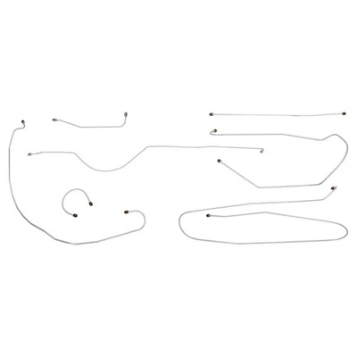 Kit de línea de freno manual completo 2x2 1/2 tonelada platón corto camioneta Chevrolet SS 1947-49 Foto 1 de 4