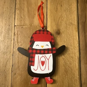 Joy Penguin Christmas Ornament - Picture 1 of 3