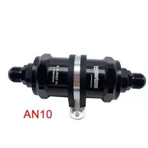 Inline Fuel Filter E85 Ethanol AN10 With 100 Micron Stainless Steel Element 10AN - Picture 1 of 6