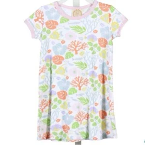 The Beaufort Bonnet Company Girls 10 Tropical Fish Print Polly Play Dress Cotton - Picture 1 of 4