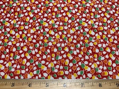 Cotton Fabric 30s Repro BREAD n BUTTER Floral AMERICAN JANE Sandy Klop MODA FQ - Image 1 of 3