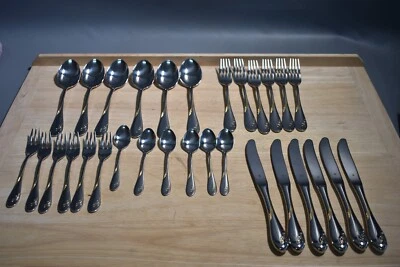 WMF Modell Impression Gold Tafelbesteck für 6 Pers. 30 tlg Cromargan TOP/j3 - Bild 1 von 4